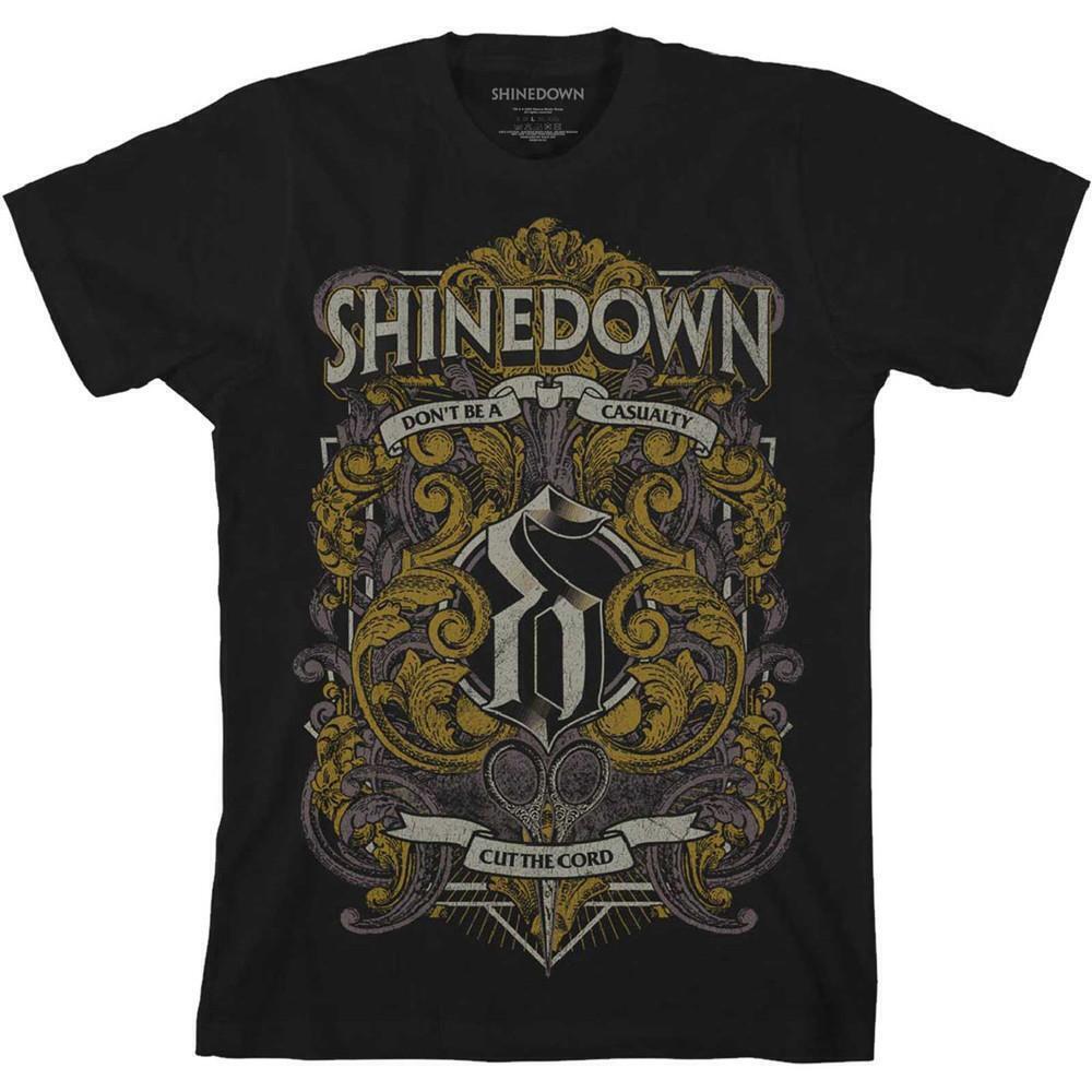 Shinedown Unisex T Shirt Ornamental Scissors